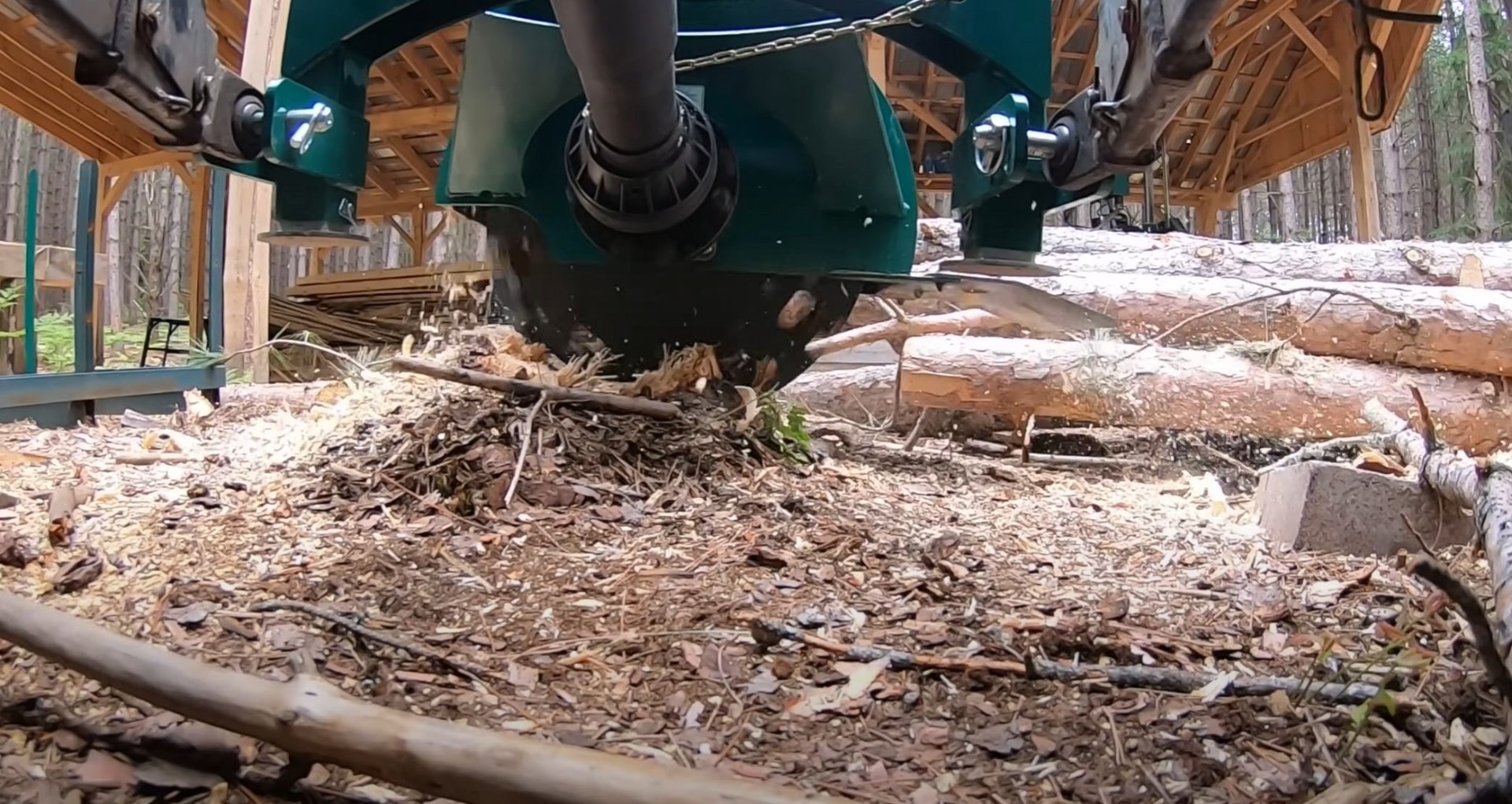 Complete stump grinding and removal services Professional stump grinding equipment removing tree stump completely